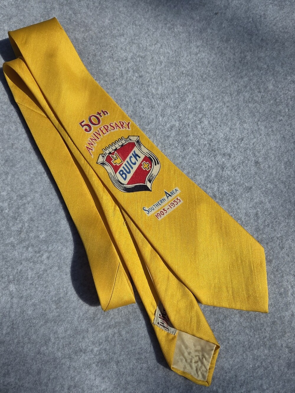 Buick "50th Anniversary" and "Southern Area 1903–1953 Silk Tie